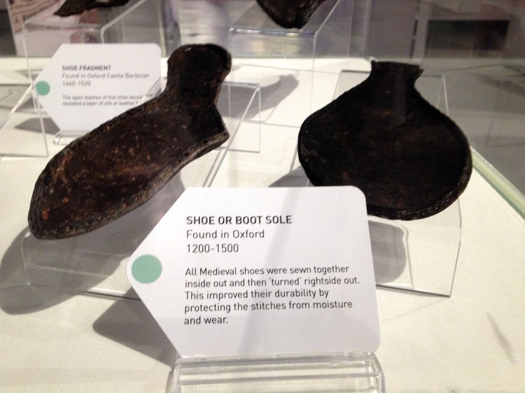 Medieval Shoes, Head Over Heels, a display of hats and shoes (Photo credit: johnfield1)