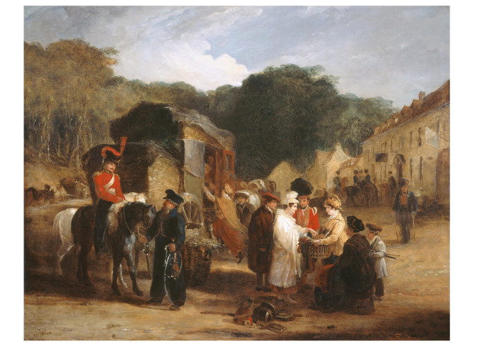George Jones, The Village of Waterloo, 1821 (Photo credit: Waterloo 200 - all rights reserved)